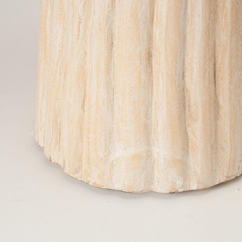 サイドテーブル 木製 丸 天然木 スワールウッド 彫刻 ナイトテーブル スリム 無垢 テーブル ソファ ウッド おしゃれ 北欧 リゾート インテリア 西海岸 14316 | ELEMENTS（インテリア） | 04