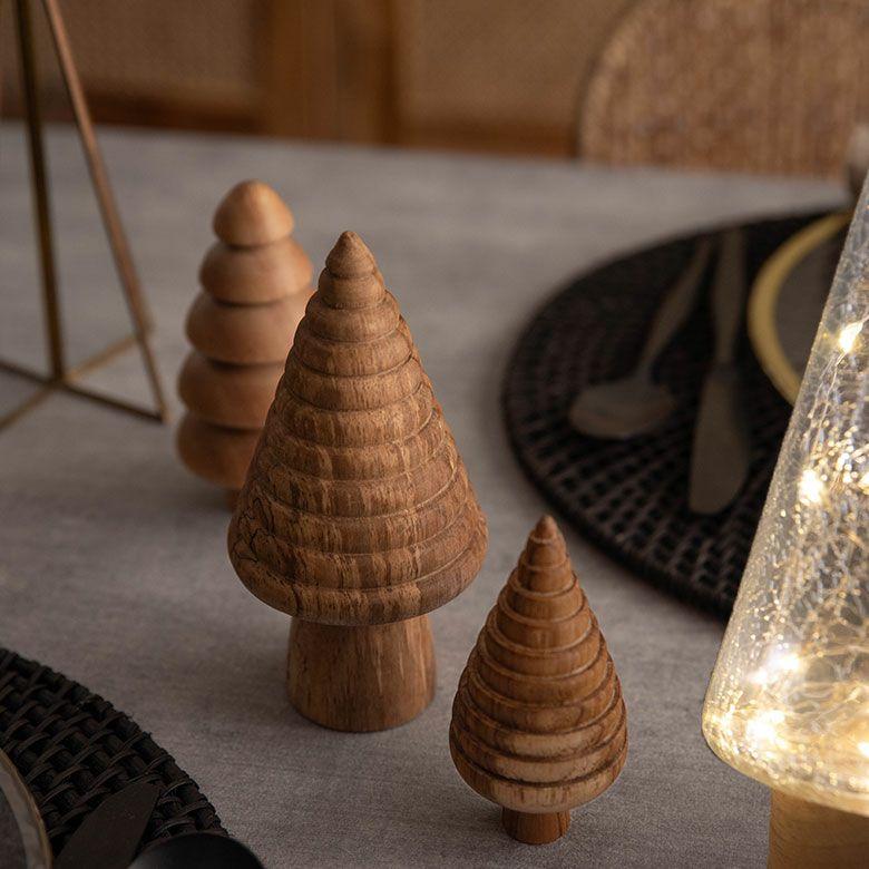 ツリー オブジェ 木製 置物 クリスマス 飾り チーク材 雑貨 天然木 ミニツリー ウッドツリー ディスプレイ おしゃれ 卓上 北欧 リゾート インテリア 14318 | ELEMENTS（インテリア） | 12