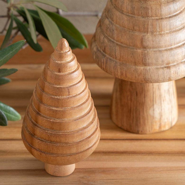 ツリー オブジェ 木製 置物 クリスマス 飾り チーク材 雑貨 天然木 ミニツリー ウッドツリー ディスプレイ おしゃれ 卓上 北欧 リゾート インテリア 14318 | ELEMENTS（インテリア） | 05