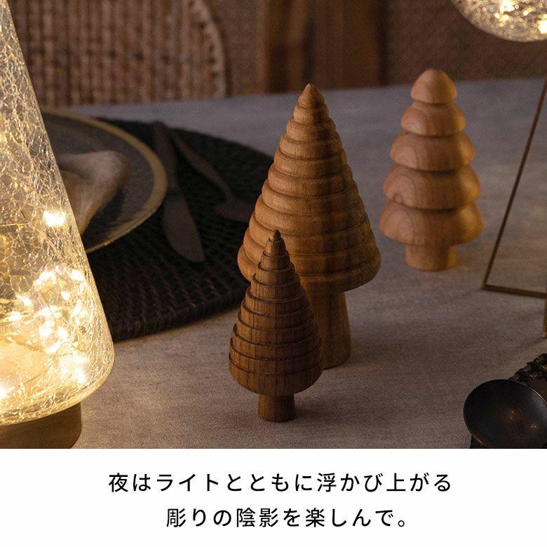 ツリー オブジェ 木製 置物 クリスマス 飾り チーク材 雑貨 天然木 ミニツリー ウッドツリー ディスプレイ おしゃれ 卓上 北欧 リゾート インテリア 14318 | ELEMENTS（インテリア） | 06