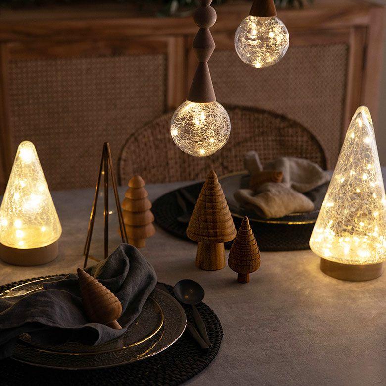 ツリー オブジェ 木製 置物 クリスマス 飾り チーク材 雑貨 天然木 ミニツリー ウッドツリー ディスプレイ おしゃれ 卓上 北欧 リゾート インテリア 14318 | ELEMENTS（インテリア） | 07