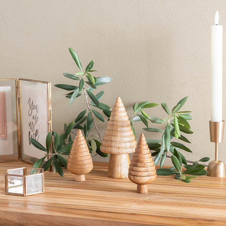 ツリー オブジェ 木製 置物 クリスマス 飾り チーク材 雑貨 天然木 ミニツリー ウッドツリー ディスプレイ おしゃれ 卓上 北欧 リゾート インテリア 14318 | ELEMENTS（インテリア） | 08