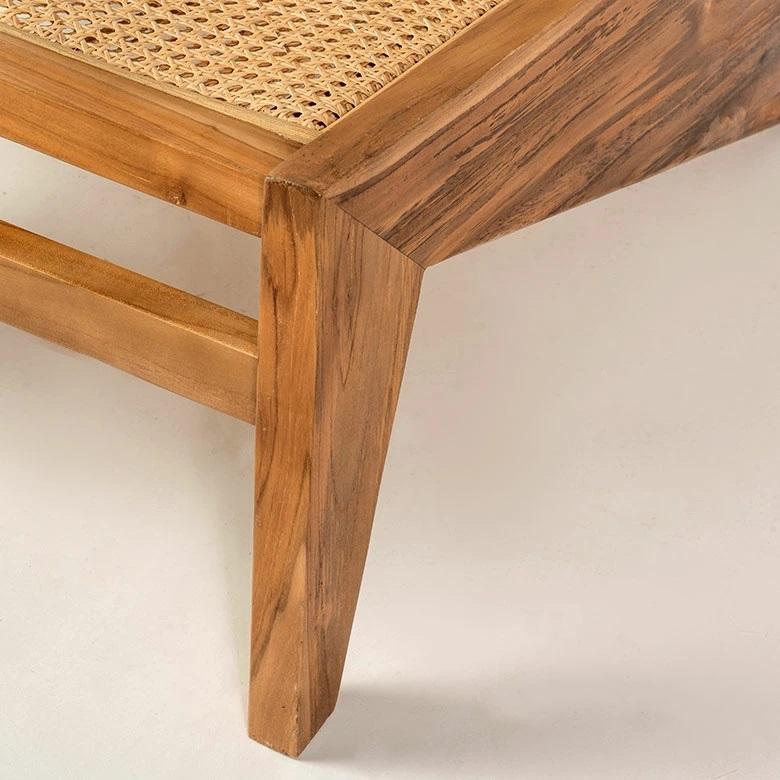 ラウンジチェア ラタンチェア 椅子 ラタン リビングチェア 一人用 デザインチェア チークウッド イージーチェア リプロダクト おしゃれ 北欧 アジアン 14381 | ELEMENTS（インテリア） | 12