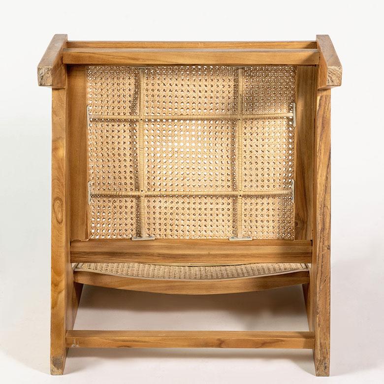 ラウンジチェア ラタンチェア 椅子 ラタン リビングチェア 一人用 デザインチェア チークウッド イージーチェア リプロダクト おしゃれ 北欧 アジアン 14381 | ELEMENTS（インテリア） | 15