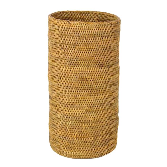 バスケット 筒型 アタ ゴミ箱 ダストボックス プランターカバー 鉢カバー 円形 アジアンインテリア バリ リゾート 雑貨 2001 | ブランド登録なし | 04