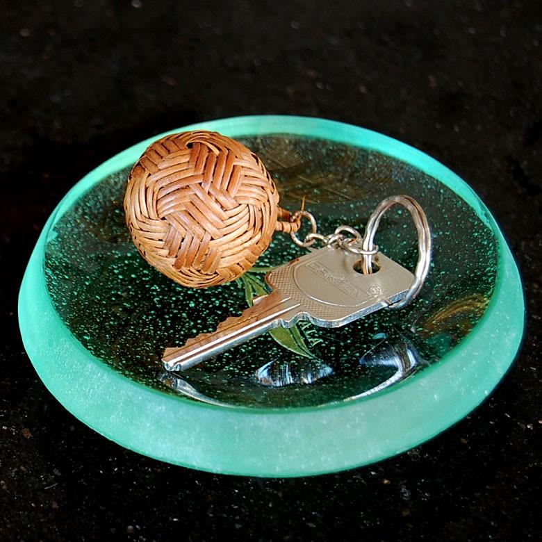 キーホルダー ボール型 アタ ストラップ バリ雑貨 アジアン ハンドメイド 手作り ナチュラル おしゃれ 2101 | ブランド登録なし | 02