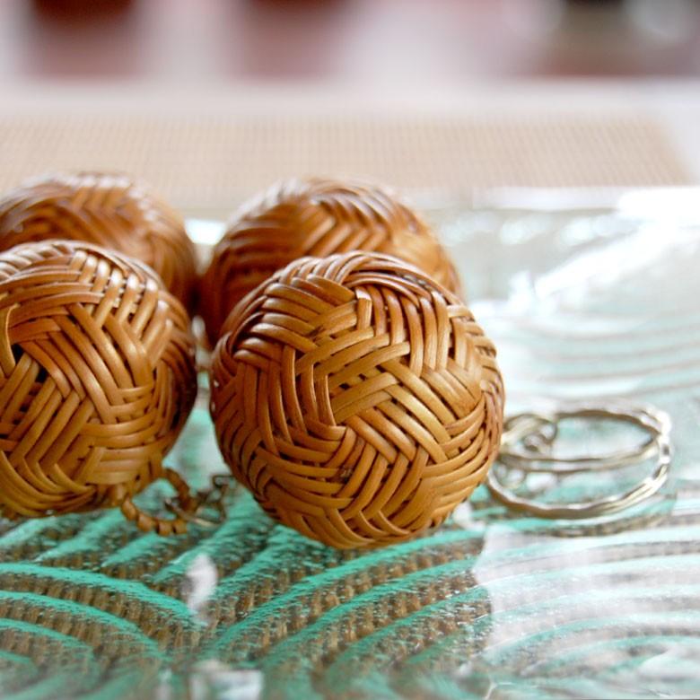 キーホルダー ボール型 アタ ストラップ バリ雑貨 アジアン ハンドメイド 手作り ナチュラル おしゃれ 2101 | ブランド登録なし | 03