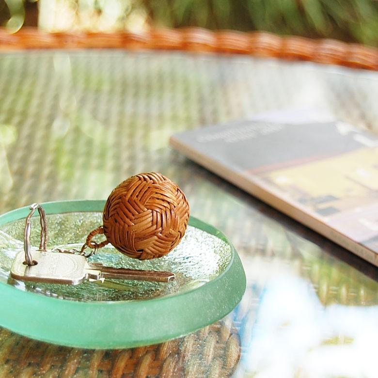 キーホルダー ボール型 アタ ストラップ バリ雑貨 アジアン ハンドメイド 手作り ナチュラル おしゃれ 2101 | ブランド登録なし | 06