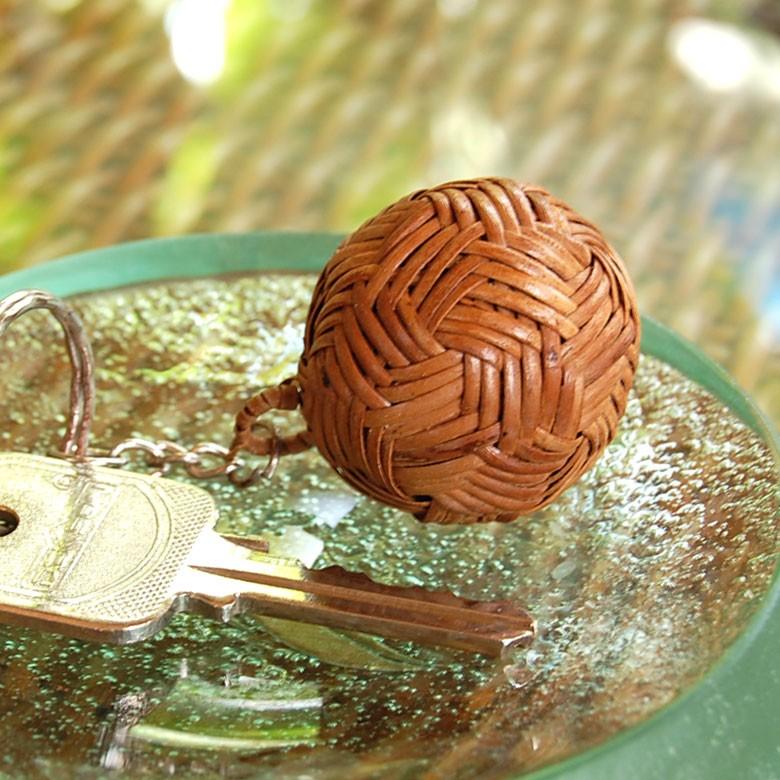 キーホルダー ボール型 アタ ストラップ バリ雑貨 アジアン ハンドメイド 手作り ナチュラル おしゃれ 2101 | ブランド登録なし | 07