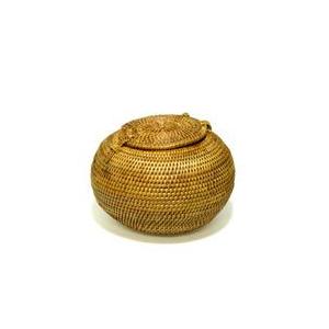 アジアン雑貨 アタ製ボール型小物入れ Ｌサイズ アジア工房 2117 | ブランド登録なし | 02