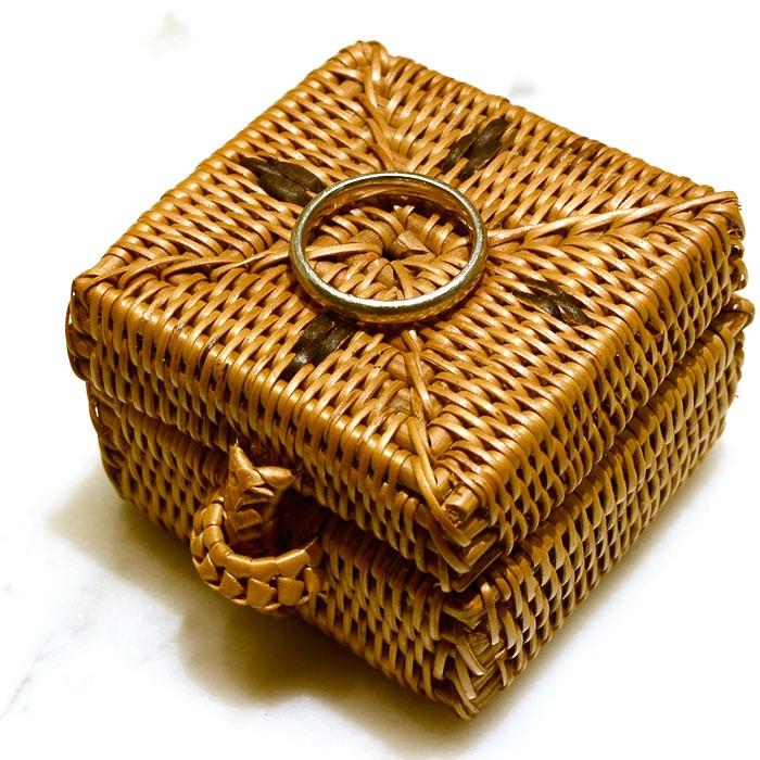 アタで編まれた小さなアクセサリーケース アジア工房 2201 | ブランド登録なし | 05