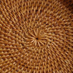 アジアン雑貨 アタ製フタ付き小物入れケース 丸型 アジア工房 2207 | ブランド登録なし | 03