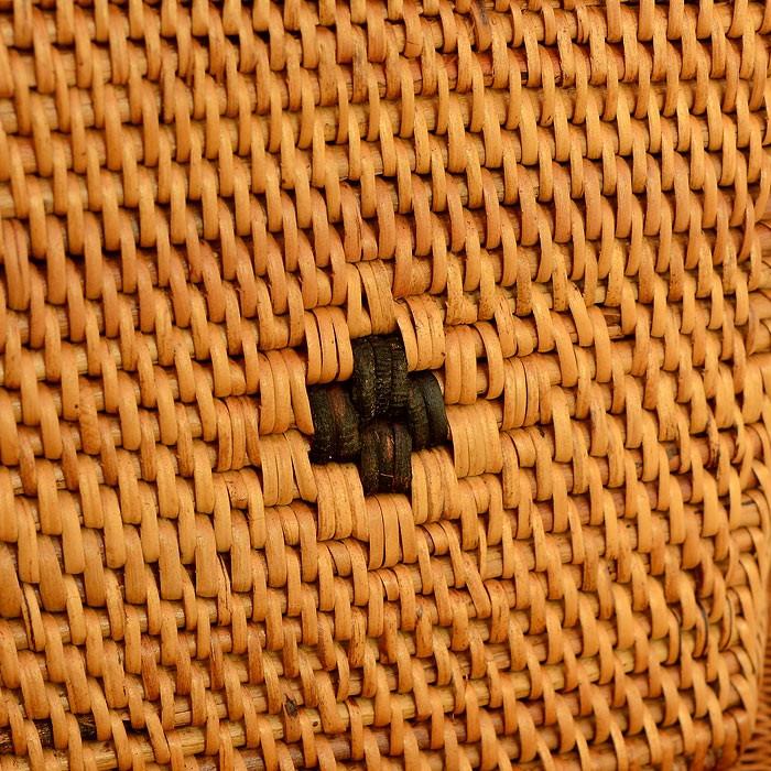 アジアン雑貨 アタ製六角形のフタ付き小物入れケース S アジア工房 2223 | ブランド登録なし | 02