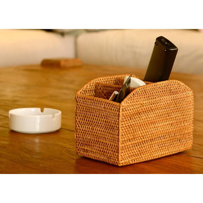 リモコンスタンド リモコン立て ペン立て デスク 机 収納バスケット 間仕切り 4分割 カトラリースタンド 箸立て Bタイプ アジア工房 2304 | ELEMENTS（インテリア） | 02