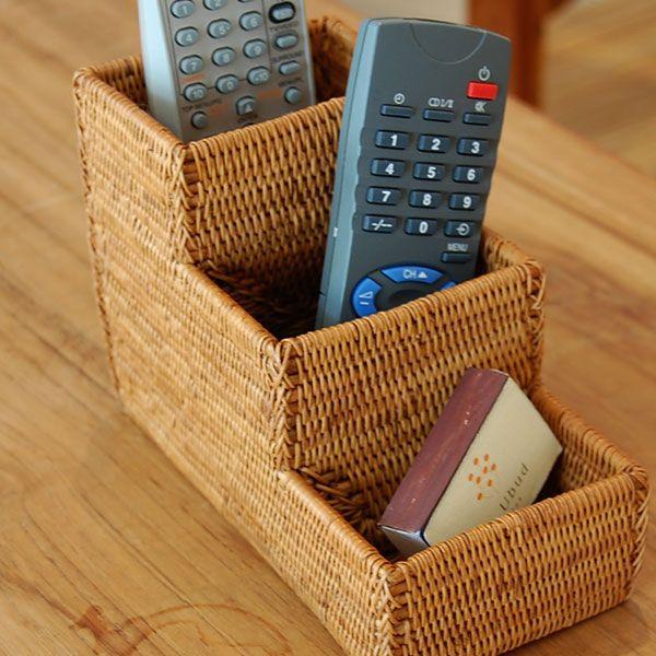 アジアン雑貨 アタ製スタンド3分割収納ケース アジア工房 2306 | ブランド登録なし | 04