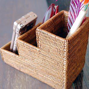 アジアン雑貨 アタ製スタンド3分割収納ケース アジア工房 2306 | ブランド登録なし | 05