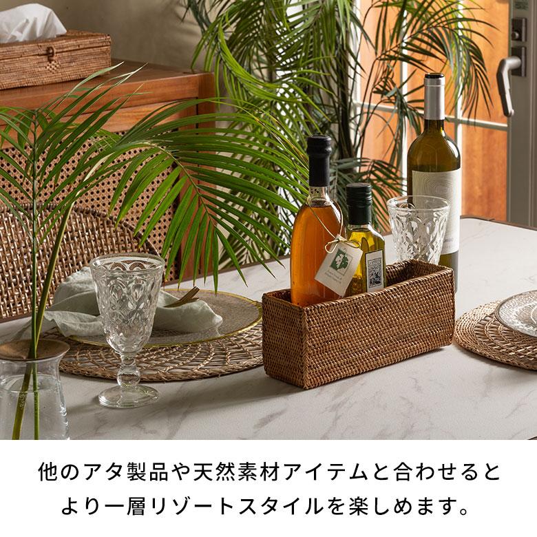 アジアン雑貨 アタ製収納ボックス 長方形 Cタイプ アジア工房 2413 | ブランド登録なし | 09