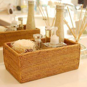 アジアン雑貨 アタ製収納ボックス Dタイプ アジア工房 2414 | ELEMENTS（インテリア）