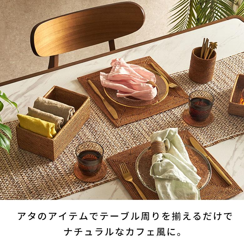 アジアン雑貨 アタ製収納ボックス Dタイプ アジア工房 2414 | ELEMENTS（インテリア） | 11