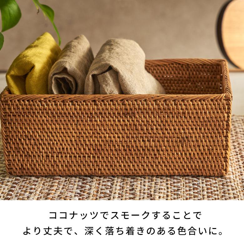 アジアン雑貨 アタ製収納ボックス Dタイプ アジア工房 2414 | ELEMENTS（インテリア） | 04