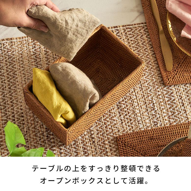 アジアン雑貨 アタ製収納ボックス Dタイプ アジア工房 2414 | ELEMENTS（インテリア） | 08