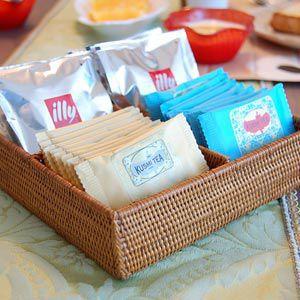 アジアン雑貨 アタ製4分割の四角い収納トレイ Hタイプ アジア工房 2418 | ブランド登録なし