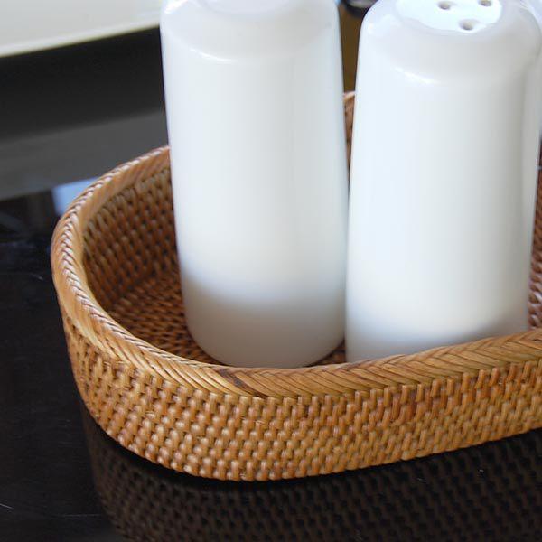 カトラリースタンド カトラリーケース 箸立て 小物 トレー おしゃれ 店舗 小物入れ 楕円形 アジアン バリ アタ 雑貨 アジア工房 2437 | ブランド登録なし | 02