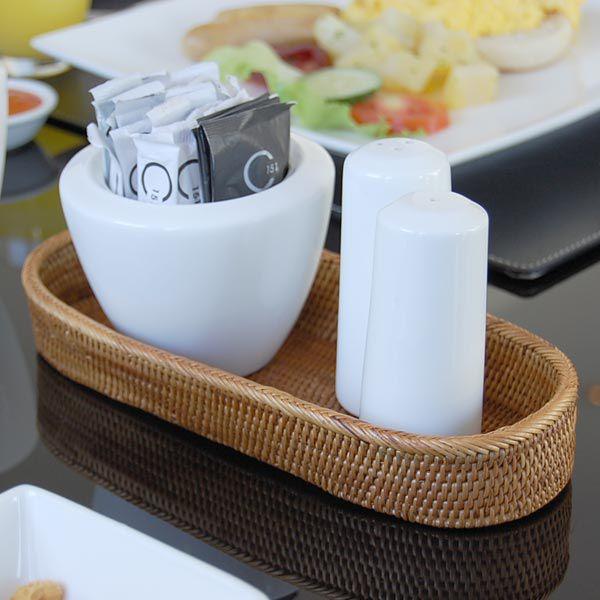 カトラリースタンド カトラリーケース 箸立て 小物 トレー おしゃれ 店舗 小物入れ 楕円形 アジアン バリ アタ 雑貨 アジア工房 2437 | ブランド登録なし | 03