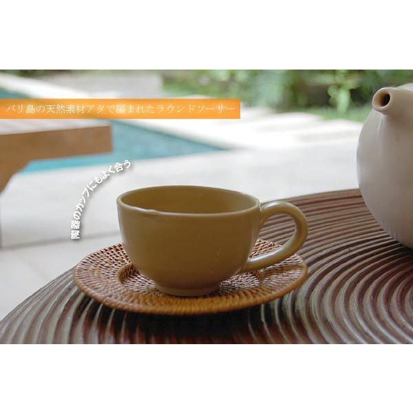 アジアン雑貨 アタ製ラウンドソーサー アジア工房 2518 | ブランド登録なし | 01