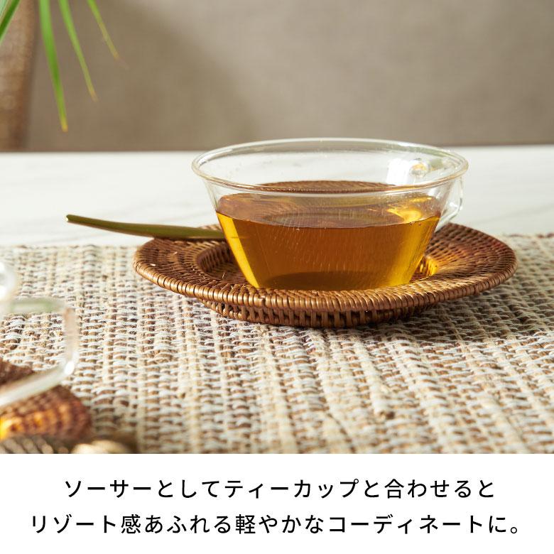 アジアン雑貨 アタ製ラウンドソーサー アジア工房 2518 | ブランド登録なし | 04