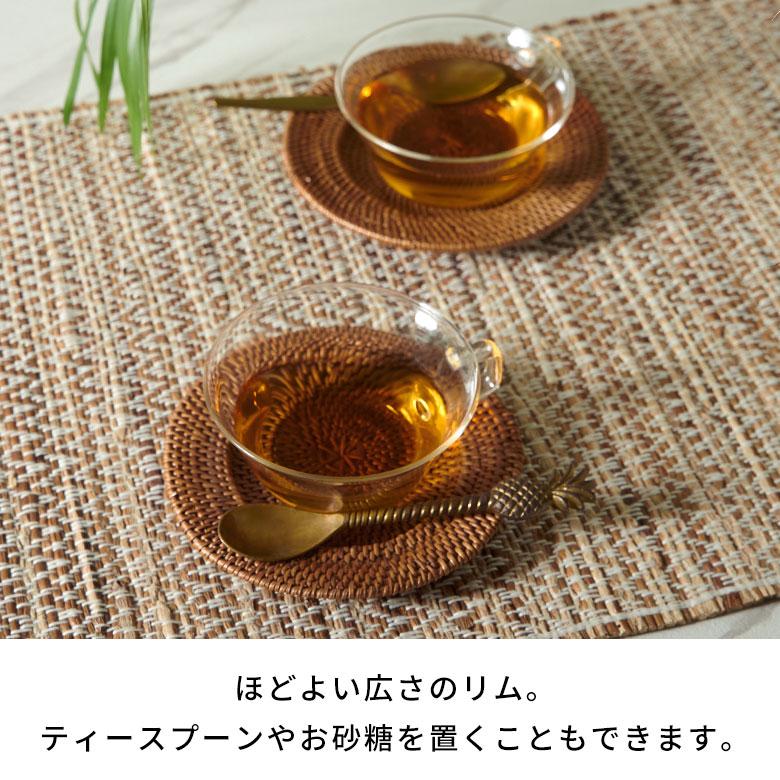 アジアン雑貨 アタ製ラウンドソーサー アジア工房 2518 | ブランド登録なし | 07