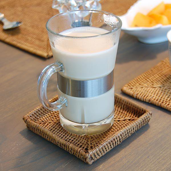 コースター おしゃれ アジアン 正方形 トレイ カフェ 店舗 ホテル 旅館 アタ製 天然素材 バリ 雑貨 アジア工房 2519 | ブランド登録なし