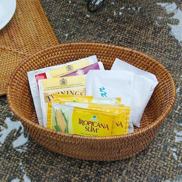 アジアン雑貨 アタ製楕円形のキャンディバスケット アジア工房 2707 | ブランド登録なし | 01