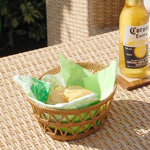 アジアン雑貨 アタ製楕円形のラティス小物入れ アジア工房 2725 | ブランド登録なし | 03