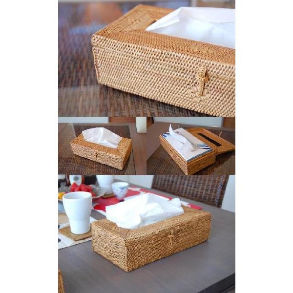 ティッシュケース アタ製ティッシュケース 柄なしタイプ アジア工房 2803 | ブランド登録なし | 01