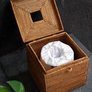 ティッシュケース アタ製トイレットティッシュケース スクエアタイプ アジア工房 2811 | ブランド登録なし | 02