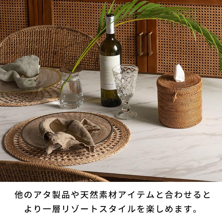 ティッシュケース アタ製トイレットティッシュケース ラウンドタイプ アジア工房 2812 | ブランド登録なし | 13