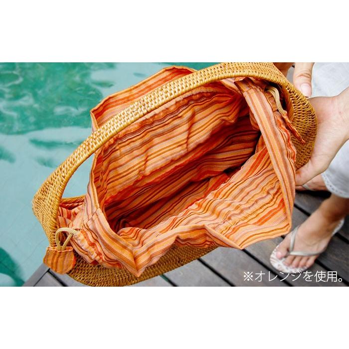 アタで編まれた アジアン カゴバッグ Gタイプ レッド色 かごバッグ おしゃれ トートバッグ カゴバッグ 夏 アジアンバッグ 春 カバン 2920 | ブランド登録なし | 03