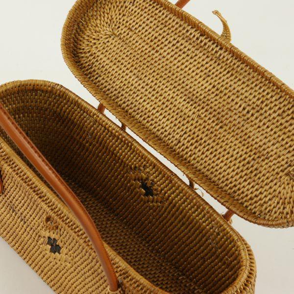 アジアン雑貨 アタ製かごバッグIタイプ アジア工房 2923 | ブランド登録なし | 02