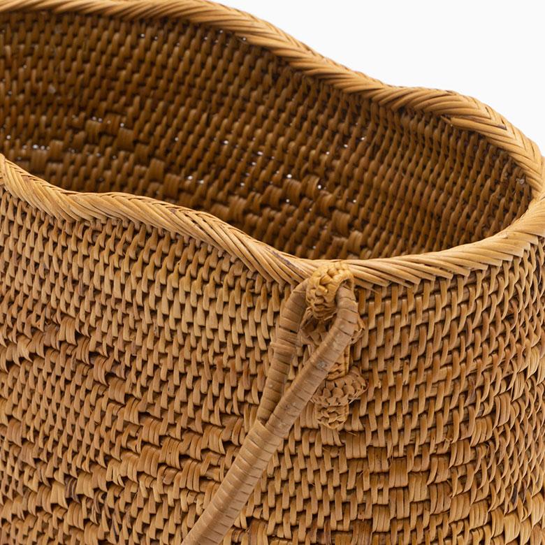 かごバッグ アタバッグ かご バッグ ハンドバッグ 約 W 25cm D 11cm H 16cm アタ手提げ トートバッグ おでかけ 浴衣 和装 アジアン 雑貨 2951 | ブランド登録なし | 10