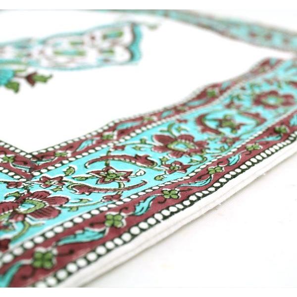 クッションカバー オリエンタルなフラワーモチーフ 40x40cm | ブランド登録なし | 02