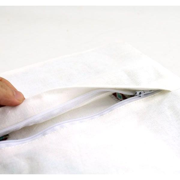 クッションカバー オリエンタルなフラワーモチーフ 40x40cm | ブランド登録なし | 03