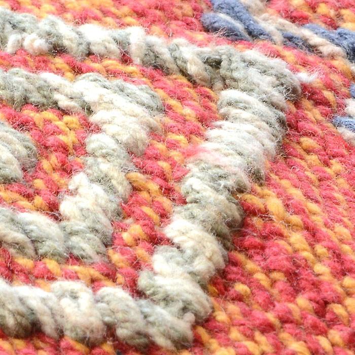 玄関マット 室内 おしゃれ 60×90cm ラグ マット キリム インド綿 民族 エスニック ネイティブ オルテガ Eタイプ 31110 | ブランド登録なし | 02