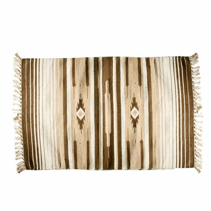 玄関マット 室内 おしゃれ 60×90cm ラグ マット キリム インド綿 民族 エスニック ネイティブ オルテガ Iタイプ 31150 | ブランド登録なし | 01