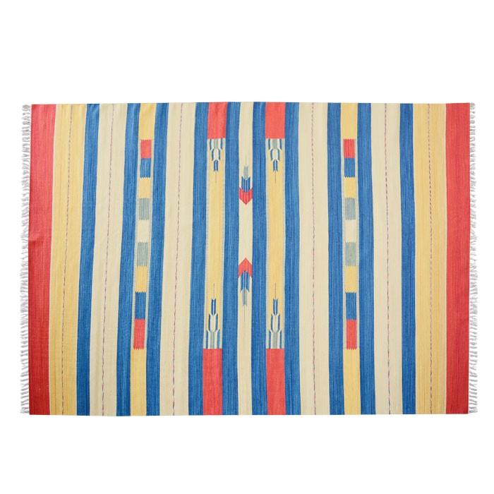 キリムラグ ラグマット コットンキリム ラグ カーペット おしゃれ 長方形 200×250cm Cタイプ インド綿 オルテガ エスニック 民族 31402 | ELEMENTS（インテリア） | 01