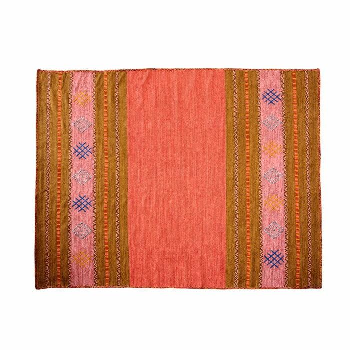 キリムラグ ラグマット コットンキリム ラグ カーペット おしゃれ 長方形 200×250cm Eタイプ インド綿 オルテガ エスニック 民族 31410 | ELEMENTS（インテリア） | 01