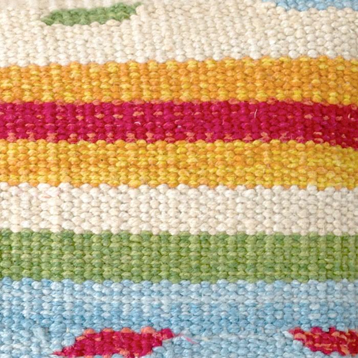 クッションカバー コットンキリム インド綿 約30×50cm おしゃれ 長方形 コットン 綿100 ネイティブ 民族 オルテガ モダン アジアン D 31503 | ブランド登録なし | 02