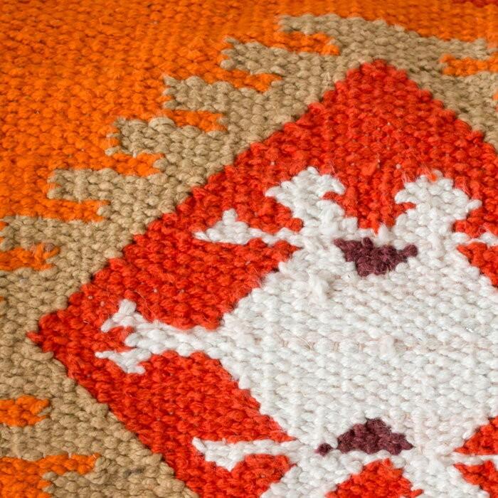 クッションカバー コットンキリム インド綿 約30×50cm おしゃれ 長方形 コットン 綿100 エスニック ネイティブ 民族 オルテガ モダン アジアン G 31530 | ブランド登録なし | 02