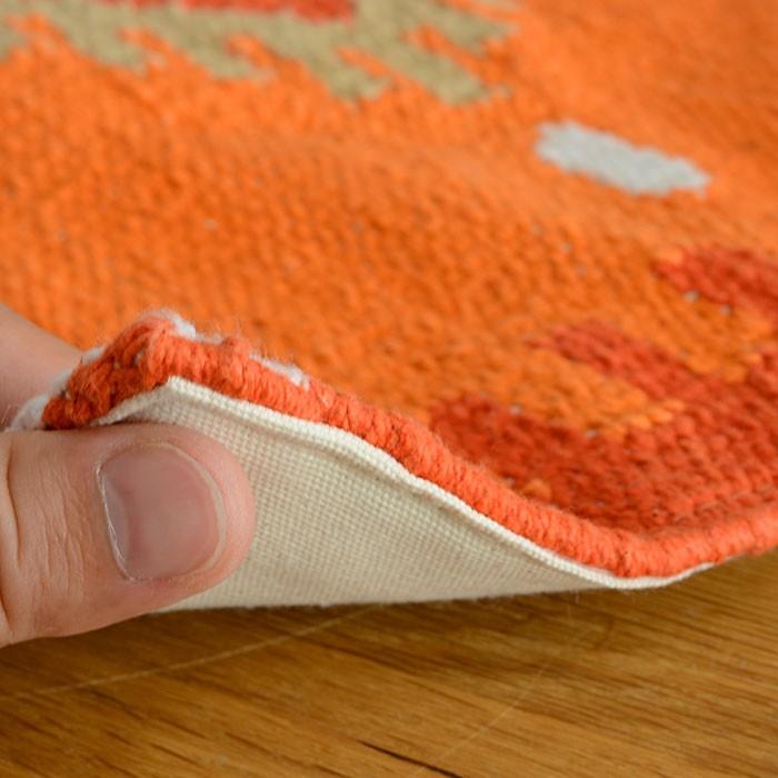 クッションカバー コットンキリム インド綿 約30×50cm おしゃれ 長方形 コットン 綿100 エスニック ネイティブ 民族 オルテガ モダン アジアン G 31530 | ブランド登録なし | 06