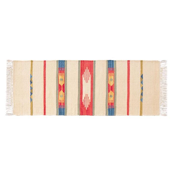 キッチンマット おしゃれ 玄関マット 45×120cm ラグ マット キリム インド綿 オルテガ エスニック ネイティブ 民族 Aタイプ キッチン用品 31700 | ブランド登録なし | 02